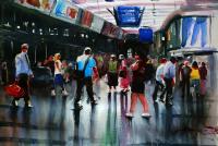 Manchester Watercolours - Manchester Picadilly Train Station - Water Colour